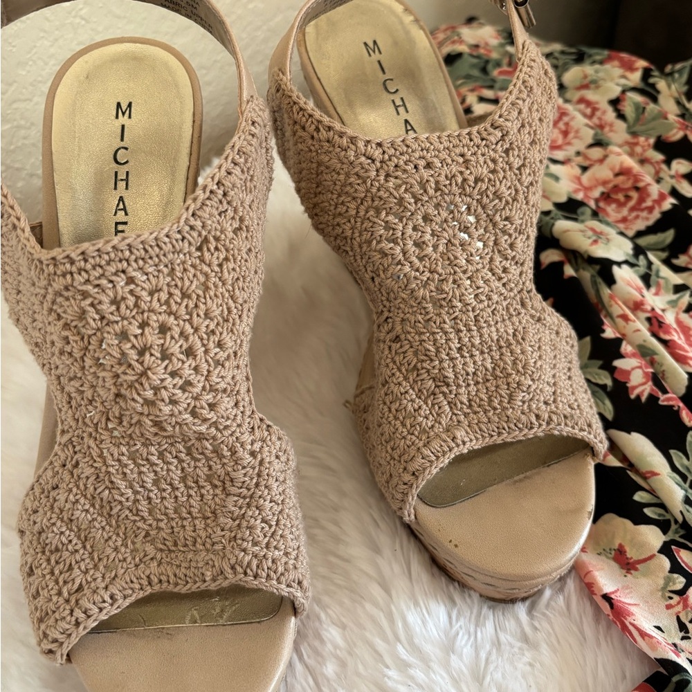 Michael strappy wedge